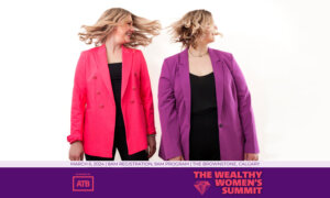 Reads: Wealthy Women's Summit, March 6, 2024, 8 am registration, 9 am program, The Brownstone, Calgary