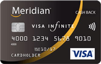 Meridian Visa Infinite Cash Back Card